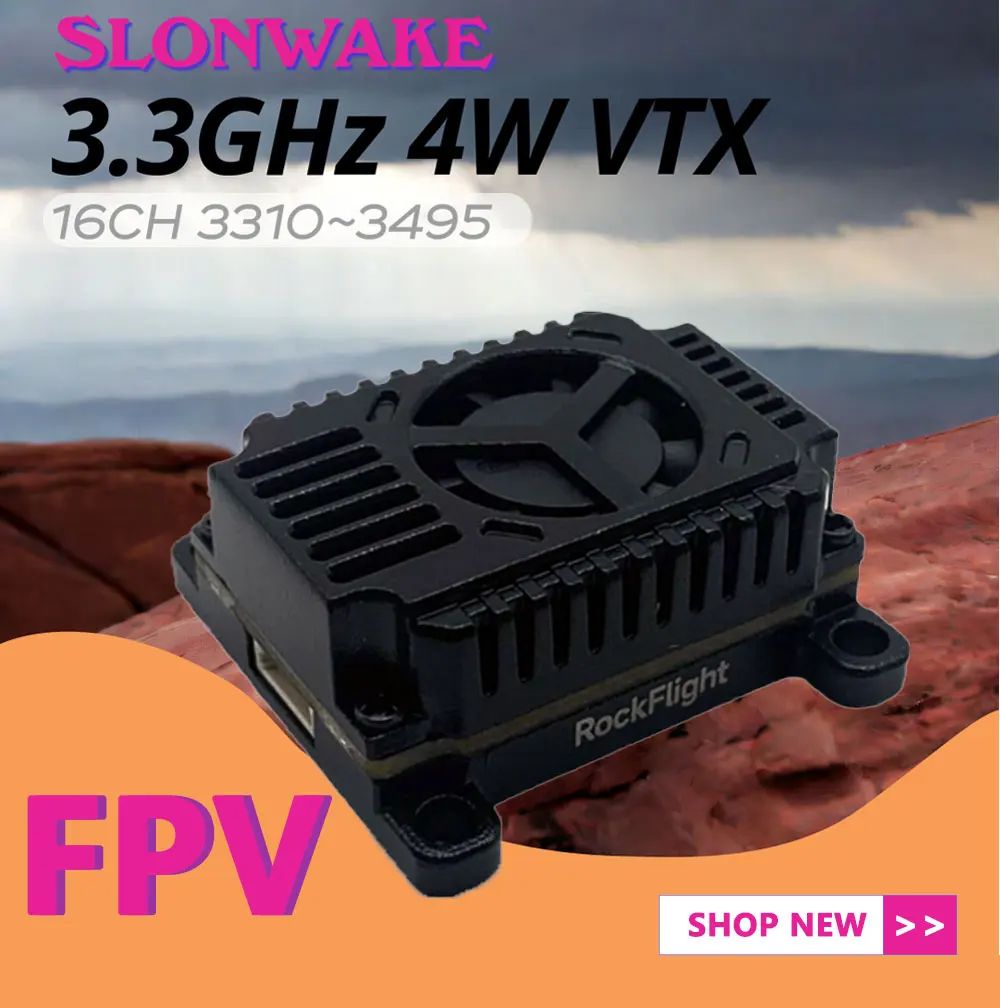 SLONWAKE FPV 3.3G 16CH 4000mW  - Drone Frame recensione e prezzo