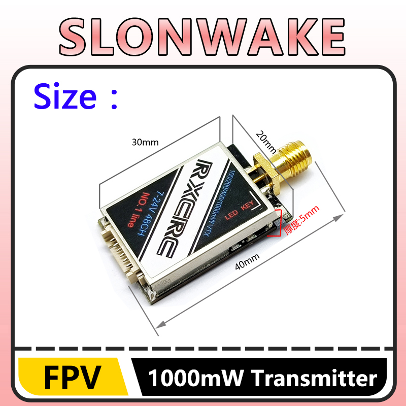 SLONWAKE  5.8G 48CH 1W VTX 100 - Drone Frame recensione e prezzo