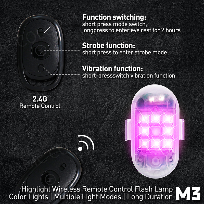 2PCS Wireless LED Strobe Light - Drone Led Light recensione e prezzo