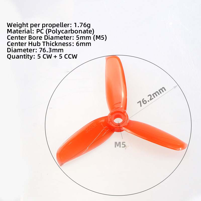 3050 3 Inch Propellers, 5CW 5C - Drone Motor recensione e prezzo