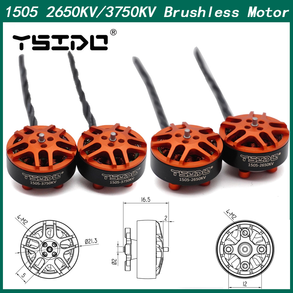 4PCS YSIDO 1505 2650KV 3750KV  - Drone Compass recensione e prezzo