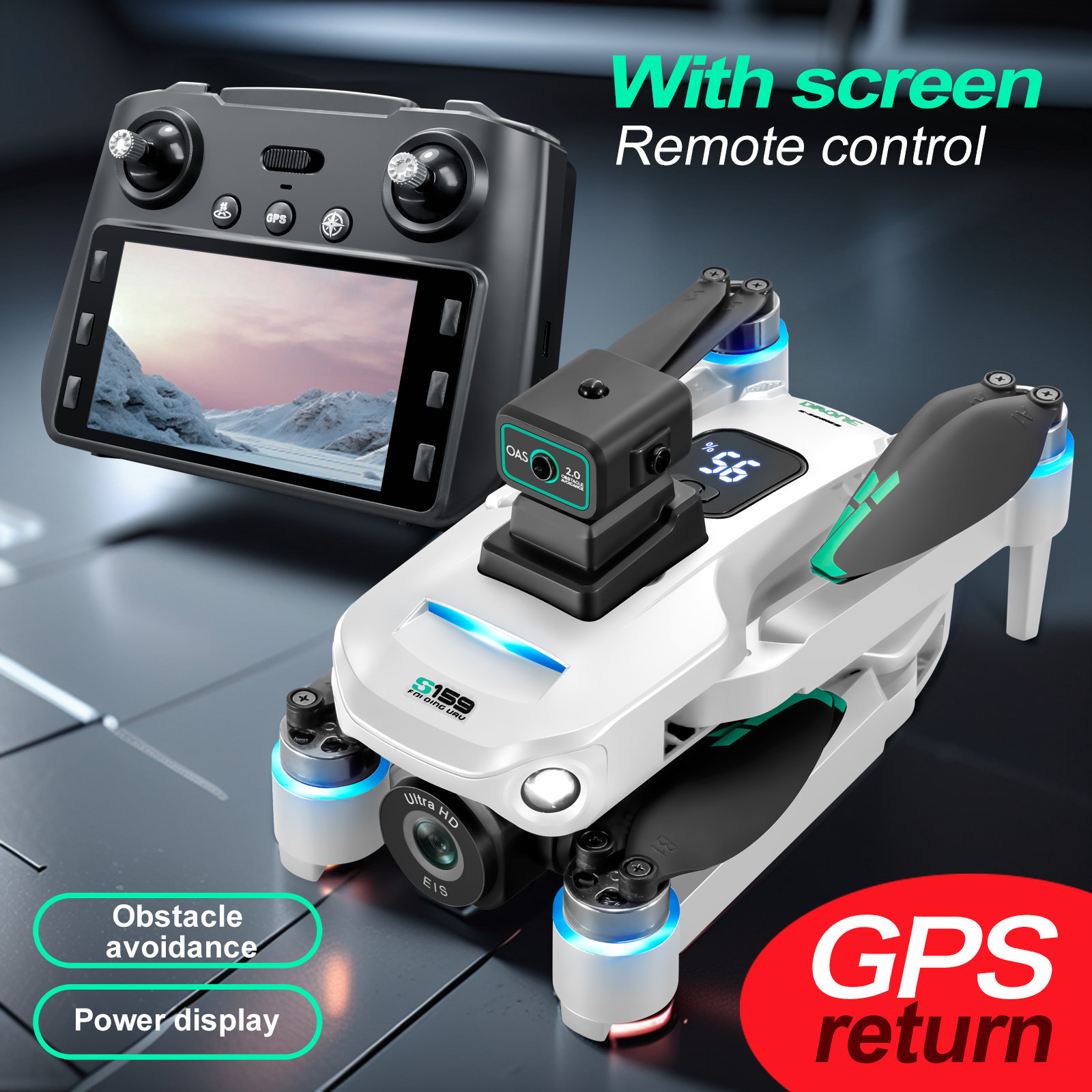 S159 GPS Drone 4K Profesional  - Drone Gps Mount recensione e prezzo